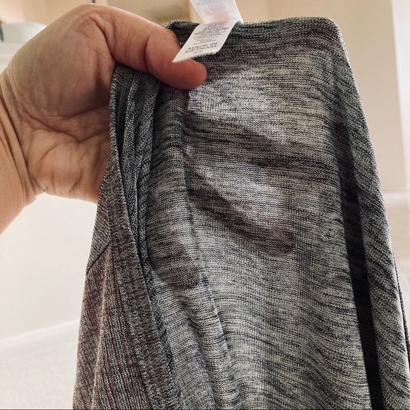 LuLaRoe Classic T - size XS, silver w/ red - Picture 9 of 10